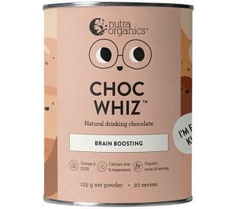 NUTRA ORGANICS Choc Whiz 125g