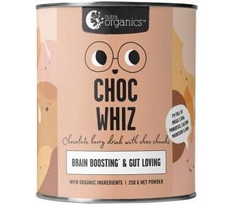 NUTRA ORGANICS Choc Whiz 250g