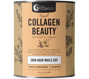 NUTRA ORGANICS Collagen Beauty with Verisol + Vitamin C Tropical 300g