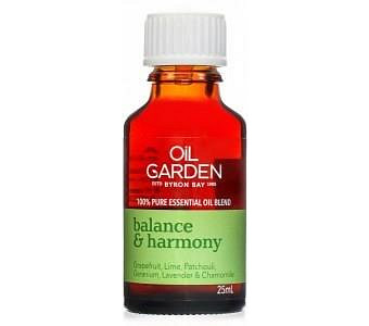 Oil Garden Balance & Harmony  Pure Essential Oil Blends 25ml