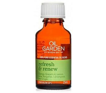 Oil Garden Refresh & Renew Pure Essential Oil Blends 25ml