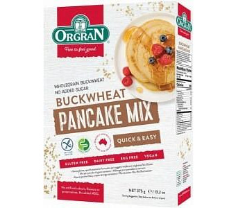 Orgran Buckwheat Pancake Mix 375gm