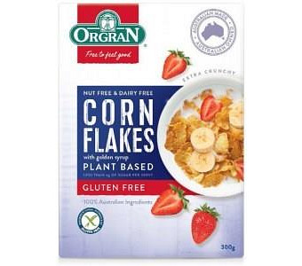 Orgran Corn Flakes Plant Based Cereal G/F 300g