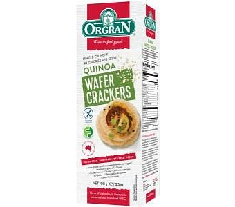 Orgran Multigrain Wafer Crackers w/Quinoa G/F 100g