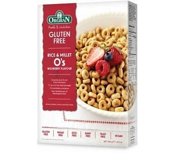 Orgran Rice O's Wildberry Cereal G/F 300g