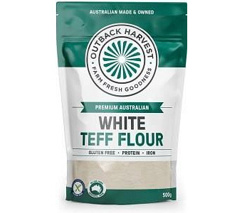 Outback Harvest White Teff Flour G/F 500g