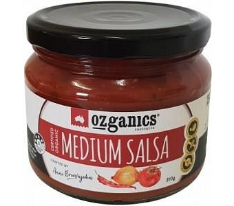 Ozganics Organic Salsa Medium G/F 310g