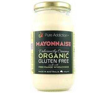 Ozganics Pure Addiction Organic Mayonnaise Gluten Free 440g