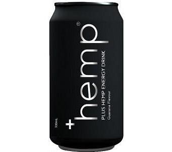 Plus Hemp Energy Drink Guarana Flavour 12x330ml Cans