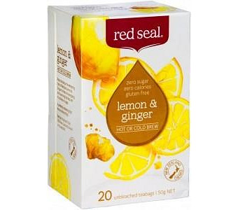 Red Seal (Hot & Cold Brew) Lemon & Ginger 20Teabags