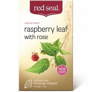 Red Seal Raspberry Leaf Tea with Rose 20Teabags