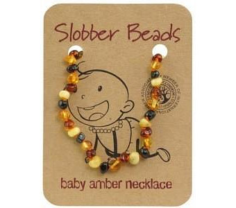 Slobber Beads Baby Multi Round Necklace