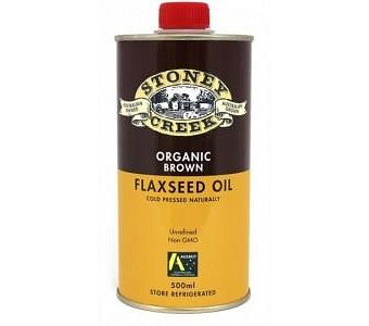 Stoney Creek Organic Brown  Flaxseed Oil 500ml