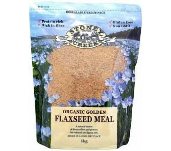 Stoney Creek Organic Golden Flaxseed meal 1Kg