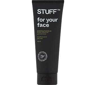 STUFF Exfoliating Facial Scrub Pumice, Almond Oil &Cedarwood 100ml