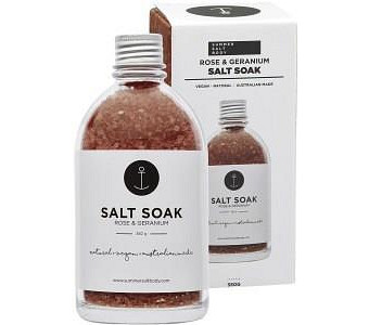 Summer Salt Body Salt Soak Rose & Geranium 350g