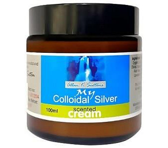 Allan K Sutton's My Colloidal Silver  Organic Cream Infused with Essential Oils 100ml