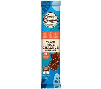Sweet William Chocolate with Rice Crackle Bars G/F 24x50g