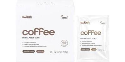 Switch Nutrition Coffee Mental Focus Elixir Naked Espresso 25pk