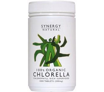 Synergy Chlorella 500mg x 1000tabs Organic