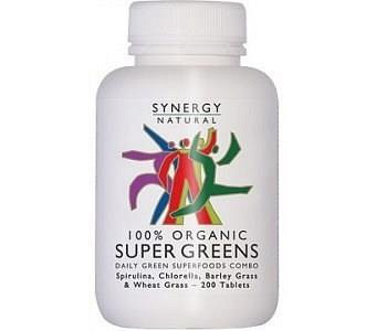 Synergy Super Greens 200 tabs Organic