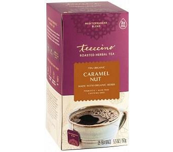 Teeccino Roasted Herbal Tea Dandelion Caramel Nut G/F 25Teabags 150g