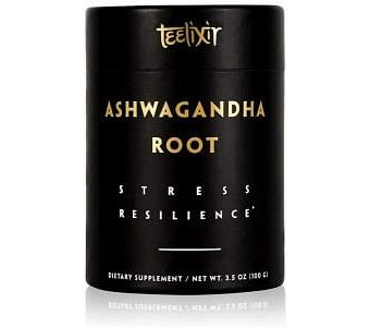 Teelixir Organic Ashwagandha Root Powder Stress Resilience G/F 100g