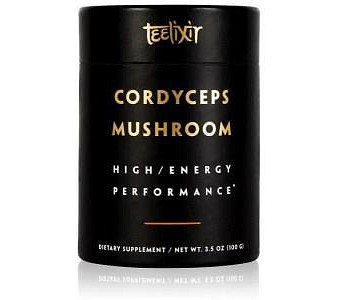 Teelixir Organic Cordyceps Mushroom Powder High/Energy Performance G/F 100g