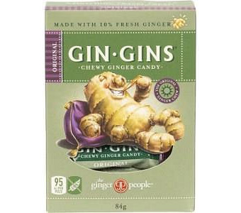 The Ginger People Gin Gins Ginger Candy Chewy Original 12x84g