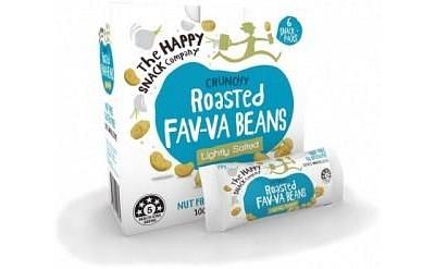 The Happy Snack Company Roasted Fav-va Beans Lightly Salted G/F 6x25g Box