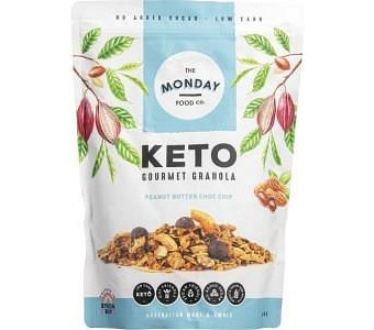 The Monday Food Co. Keto Gourmet Granola Peanut Butter Chocolate Chip 800g