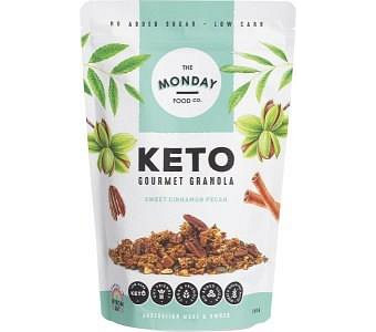 The Monday Food Co. Keto Gourmet Granola Sweet Cinnamon Pecan 300g