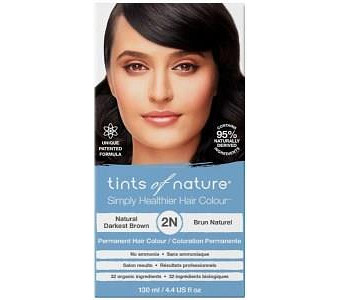 TINTS OF NATURE Permanent Hair Colour 2N (Natural Darkest Brown)