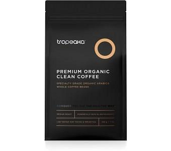 Tropeaka Premium Organic Clean Coffee Whole Bean 200g