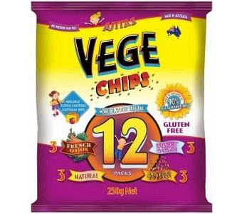 Vege Chips Multi 12 Pack W/F G/F 250g