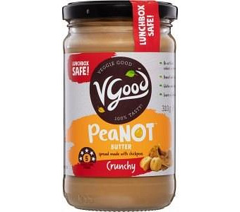 VGood PeaNOT Butter Crunchy G/F 310g