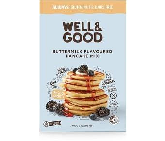Well And Good G/F Buttermilk Flavoured Pancake Mix 400g