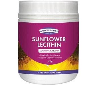 WONDER FOODS Sunflower Lecithin Powder 250g