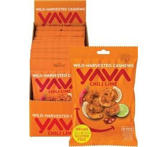 Yava Wild-Harvested Cashews Chili Lime 10x35g