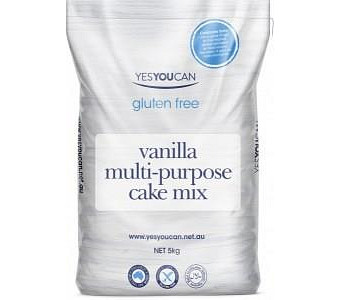 YesYouCan Vanilla Multi Purpose Cake Mix G/F 5kg
