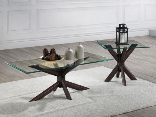 Glass Coffee Table & Side Table Set