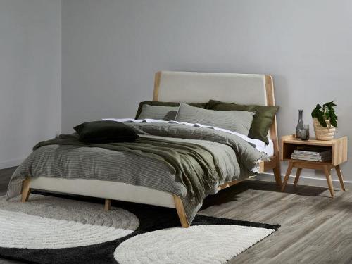 Finn 3PCE Hardwood Double Size Bedroom Suite