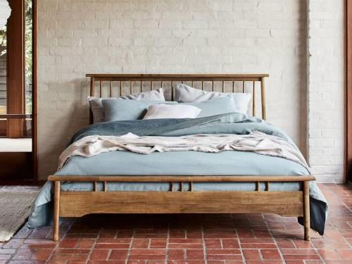 Rome Hardwood Queen Size Bed Frame