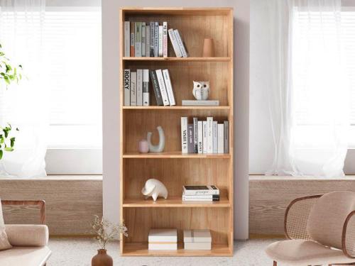 Natural Hardwood Bookcase