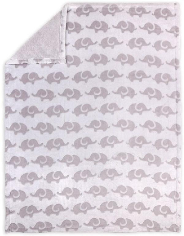 4Baby Burnout Blanket Elephant Grey