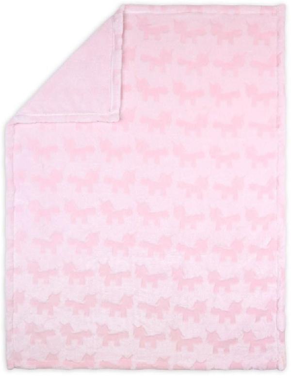 4Baby Burnout Blanket Unicorn Pink