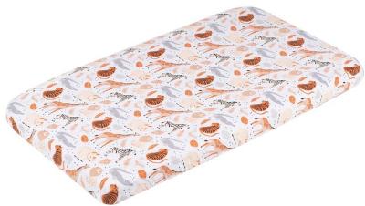 4Baby Flannel Bass Fitted Sheet Safari