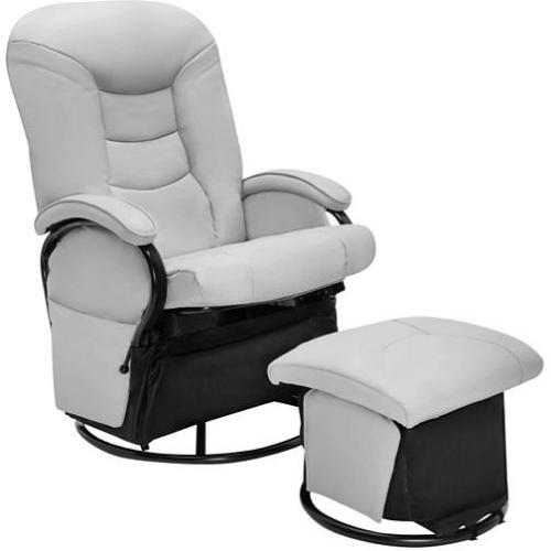 4Baby Glider Chair & Ottoman Jordan Grey