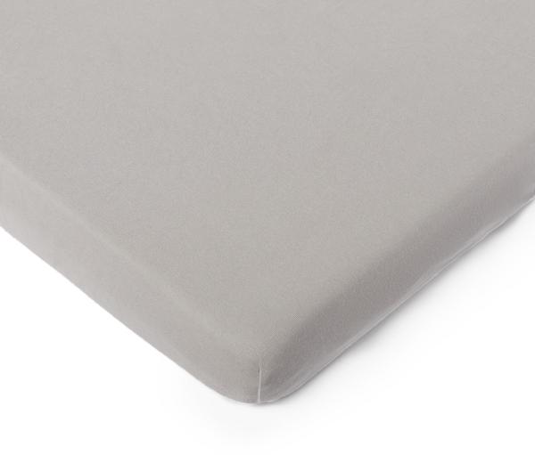 Bilbi Bamboo Jersey Cradle Fitted Sheet Dove 2 Pack