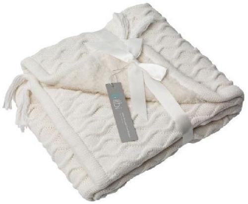 Bilbi Millie Textured Pram Blanket Ivory